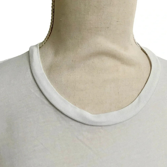 Brian Lichtenberg BLTEE FÉLINE MEOW Graphic Tee White Cotton Shirt Small - Picture 7 of 15